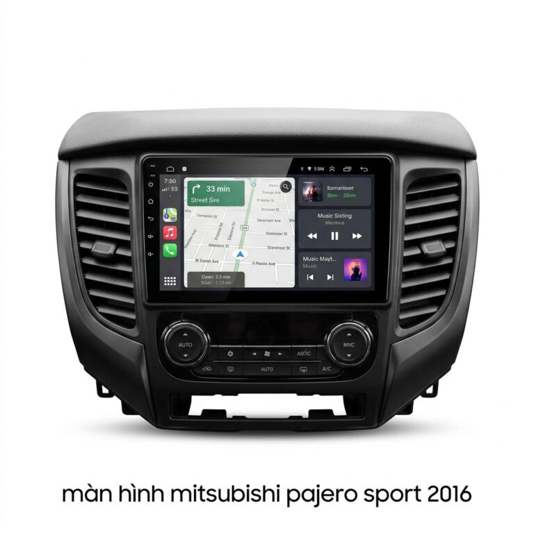 Màn Hình Mitsubishi Pajero Sport 2016 Lắp Đặt Tận Nơi Uy Tín