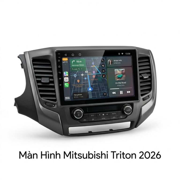 Màn Hình Mitsubishi Triton 2026 Android Cao Cấp Lắp Đặt Tận Nơi