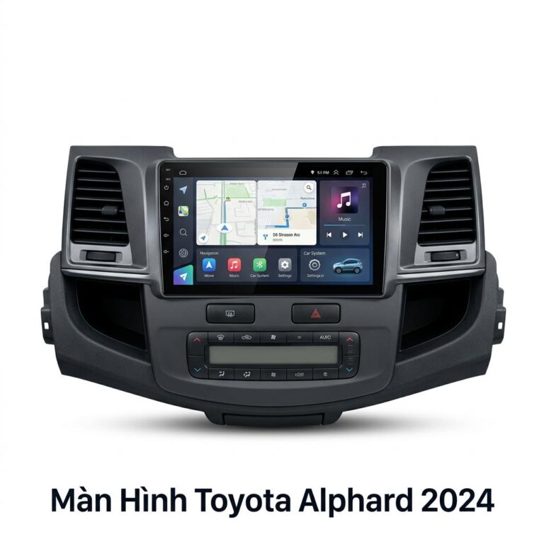 Màn Hình Toyota Alphard 2024 Chính Hãng - Lắp Đặt Tận Nơi TPHCM