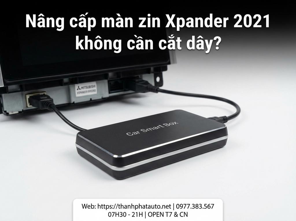 Nâng cấp màn zin Xpander 2021 không cần cắt dây?