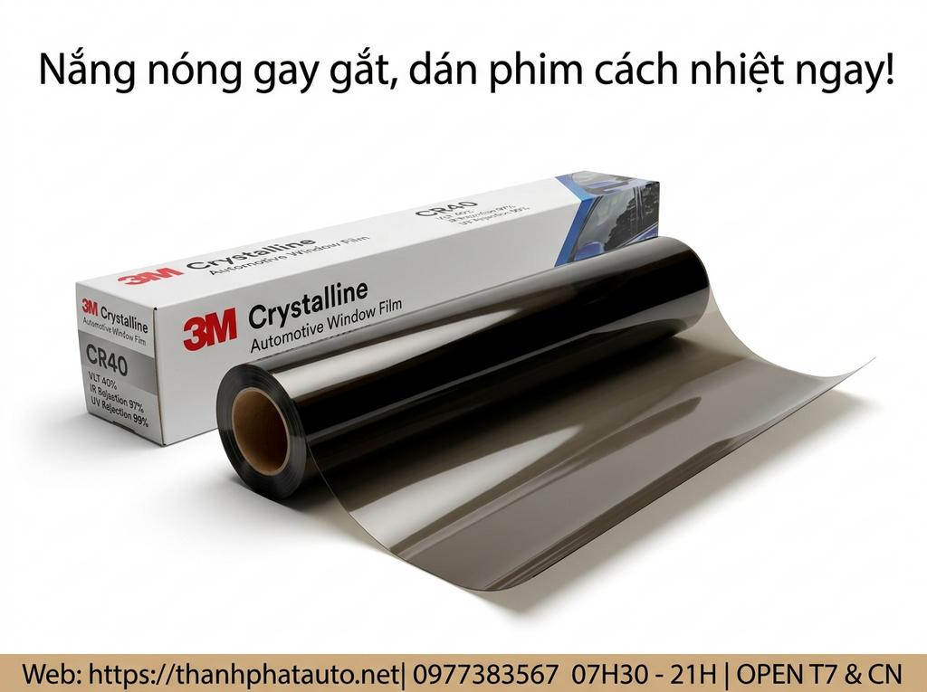 Nắng nóng gay gắt, dán phim cách nhiệt ngay!