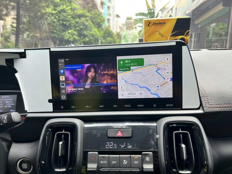 Android Box Kia Sonet 2023 Chính Hãng Zestech Lắp Đặt Tận Nơi TPHCM