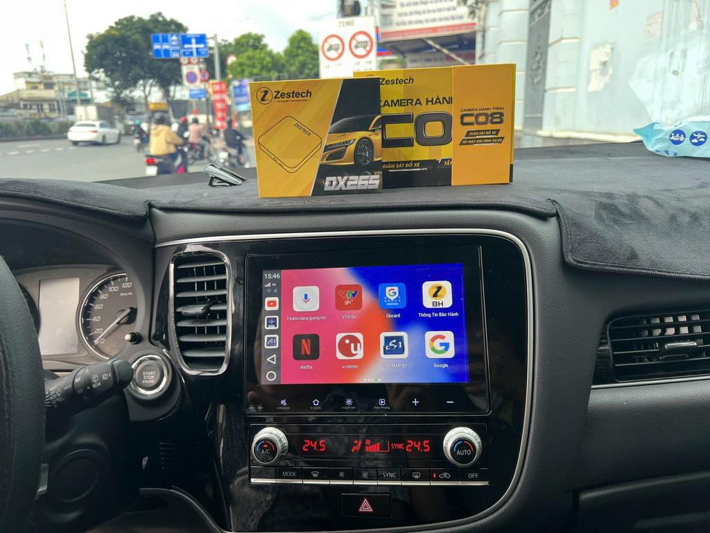 Android Box Mitsubishi Outlander 2022 Chính Hãng Nâng Cấp Màn Hình Zin chính hãng 1