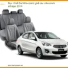 Bọc Ghế Da Mitsubishi Attrage 2014 – Nâng Cấp Nội Thất Sang Trọng, Bền Bỉ