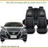 Bọc Ghế Da Nissan Almera 2021 Cao Cấp - Tăng Thẩm Mỹ, Bền Bỉ