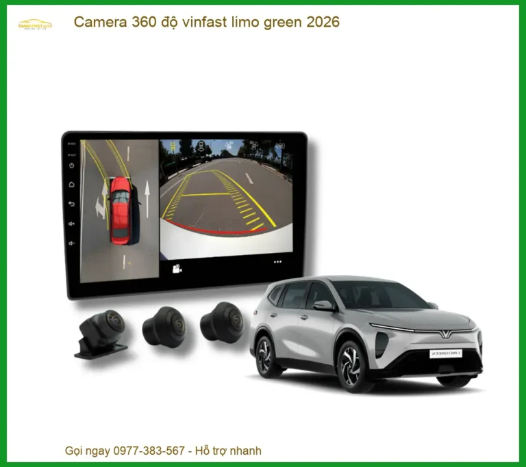 Camera 360 Độ Vinfast Độ Vinfast Limo Green 2026