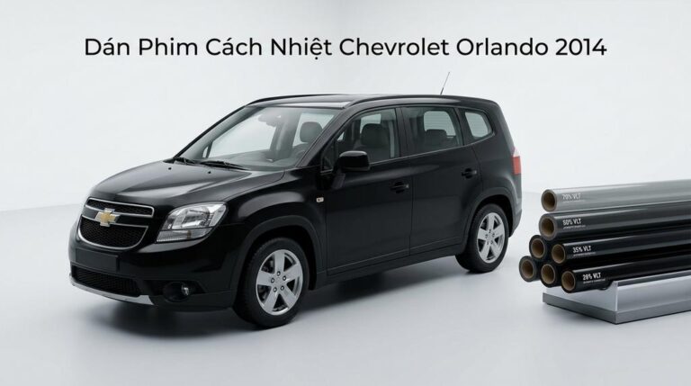 Dán Phim Cách Nhiệt Chevrolet Orlando 2014 Uy Tín Chuyên Nghiệp TPHCM