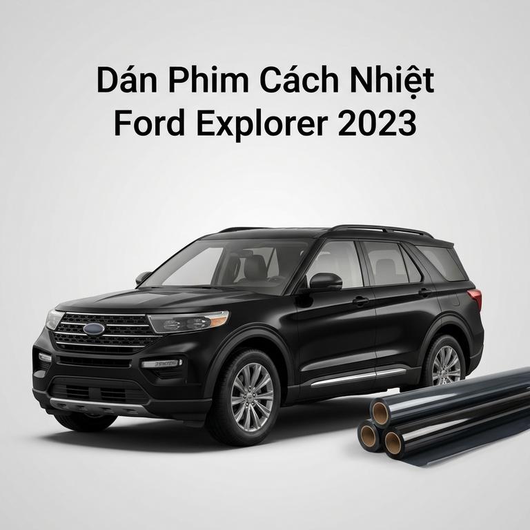 Dán Phim Cách Nhiệt Ford Explorer 2023 Chính Hãng Uy Tín TPHCM