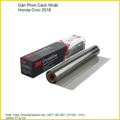 Dán Phim Cách Nhiệt Honda Civic 2018 Chính Hãng, Uy Tín, Giá Tốt