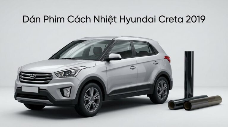 Dán Phim Cách Nhiệt Hyundai Creta 2019 Lắp Đặt Tận Nơi Chuyên Nghiệp
