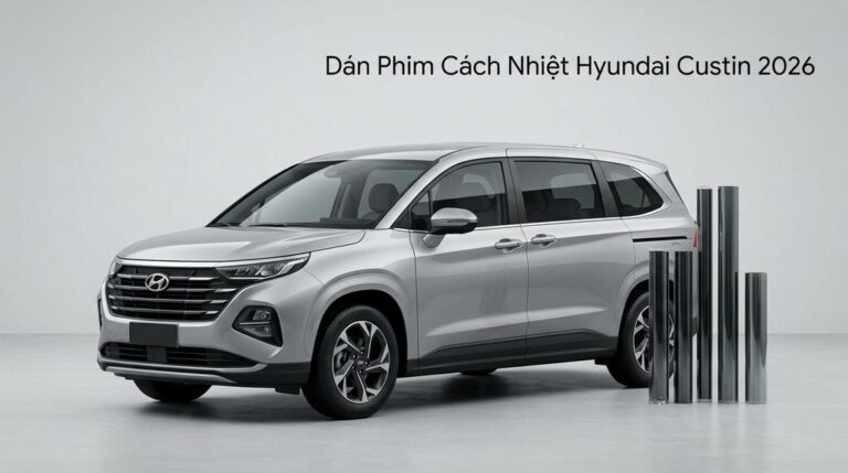 Dán Phim Cách Nhiệt Hyundai Custin 2026 Cao Cấp Chính Hãng Tại TPHCM