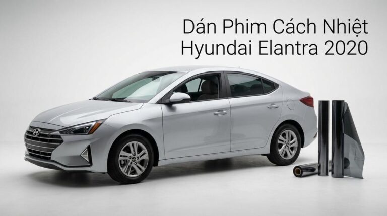 Dán Phim Cách Nhiệt Hyundai Elantra 2020 Chính Hãng Uy Tín TPHCM