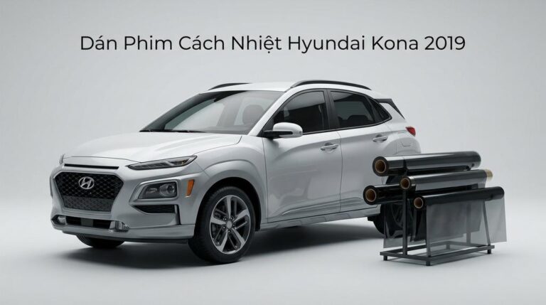 Dán Phim Cách Nhiệt Hyundai Kona 2019 Chuyên Nghiệp Tại TPHCM