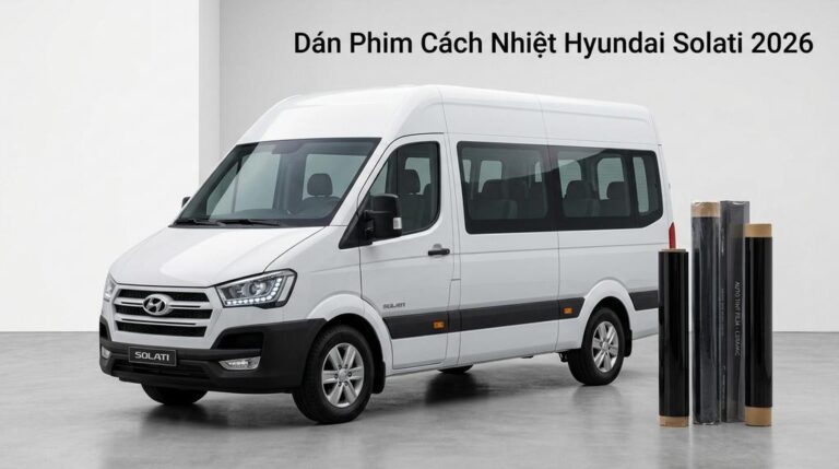 Dán Phim Cách Nhiệt Hyundai Solati 2026 Chính Hãng Giá Tốt Tại TPHCM