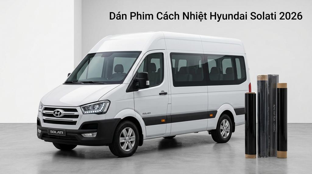 Dán Phim Cách Nhiệt Hyundai Solati 2026 Chính Hãng Giá Tốt Tại TPHCM chính hãng