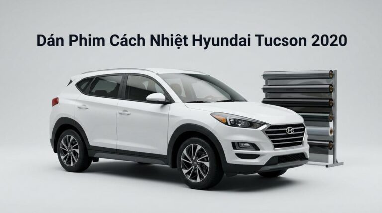 Dán Phim Cách Nhiệt Hyundai Tucson 2020 Chính Hãng Uy Tín TPHCM