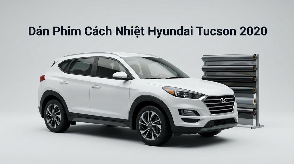 Dán Phim Cách Nhiệt Hyundai Tucson 2020 Chính Hãng Uy Tín TPHCM chính hãng