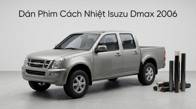 Dán Phim Cách Nhiệt Isuzu Dmax 2006 Uy Tín Chất Lượng Cao Tại TPHCM