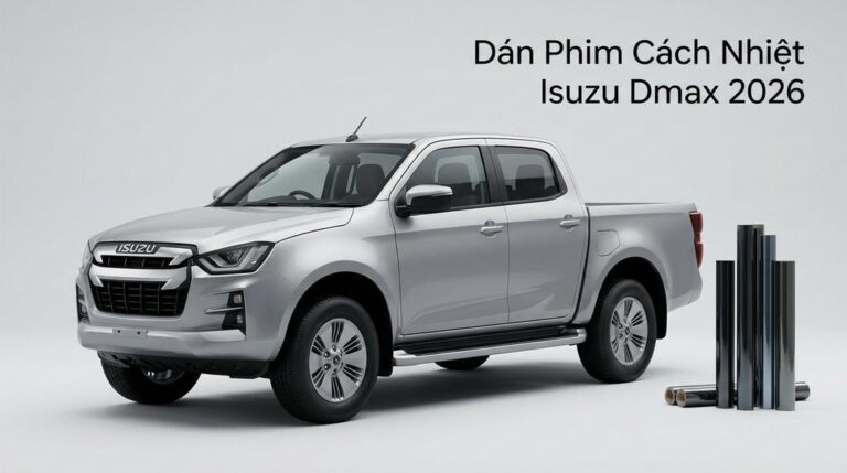 Dán Phim Cách Nhiệt Isuzu Dmax 2026 Chính Hãng Lắp Đặt Tận Nơi