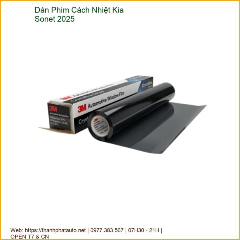Dán Phim Cách Nhiệt Kia Sonet 2025 Chính Hãng Chống Nóng Hiệu Quả