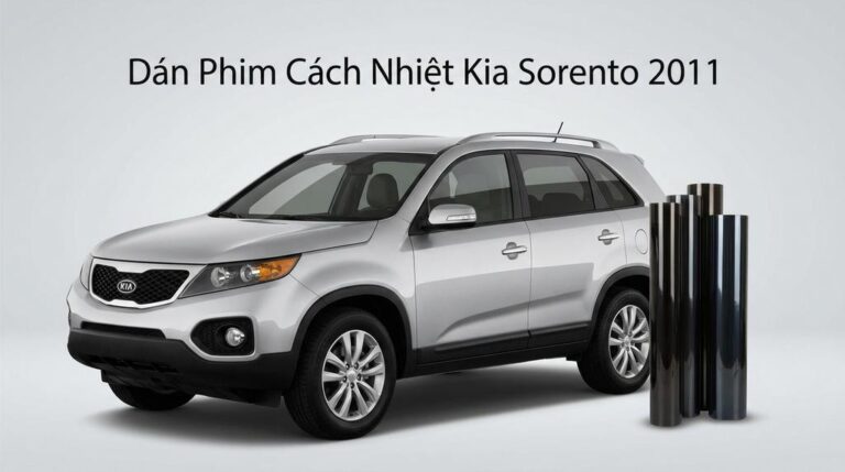 Dán Phim Cách Nhiệt Kia Sorento 2011 Chính Hãng Uy Tín Tại TPHCM