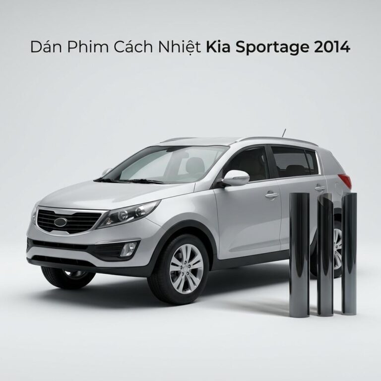 Dán Phim Cách Nhiệt Kia Sportage 2014 Lắp Đặt Tận Nơi Uy Tín