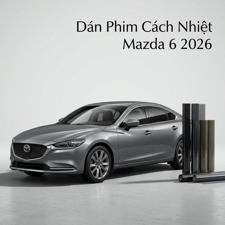 Dán Phim Cách Nhiệt Mazda 6 2026 Chính Hãng Giá Tốt Tại TPHCM