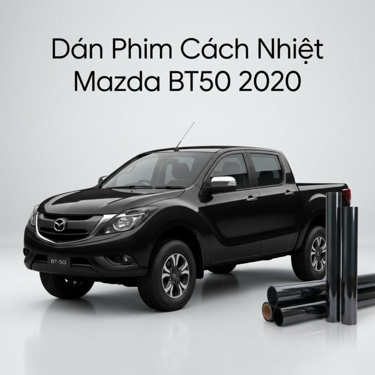 Dán Phim Cách Nhiệt Mazda BT50 2020 Chính Hãng, Lắp Đặt Tận Nơi TPHCM