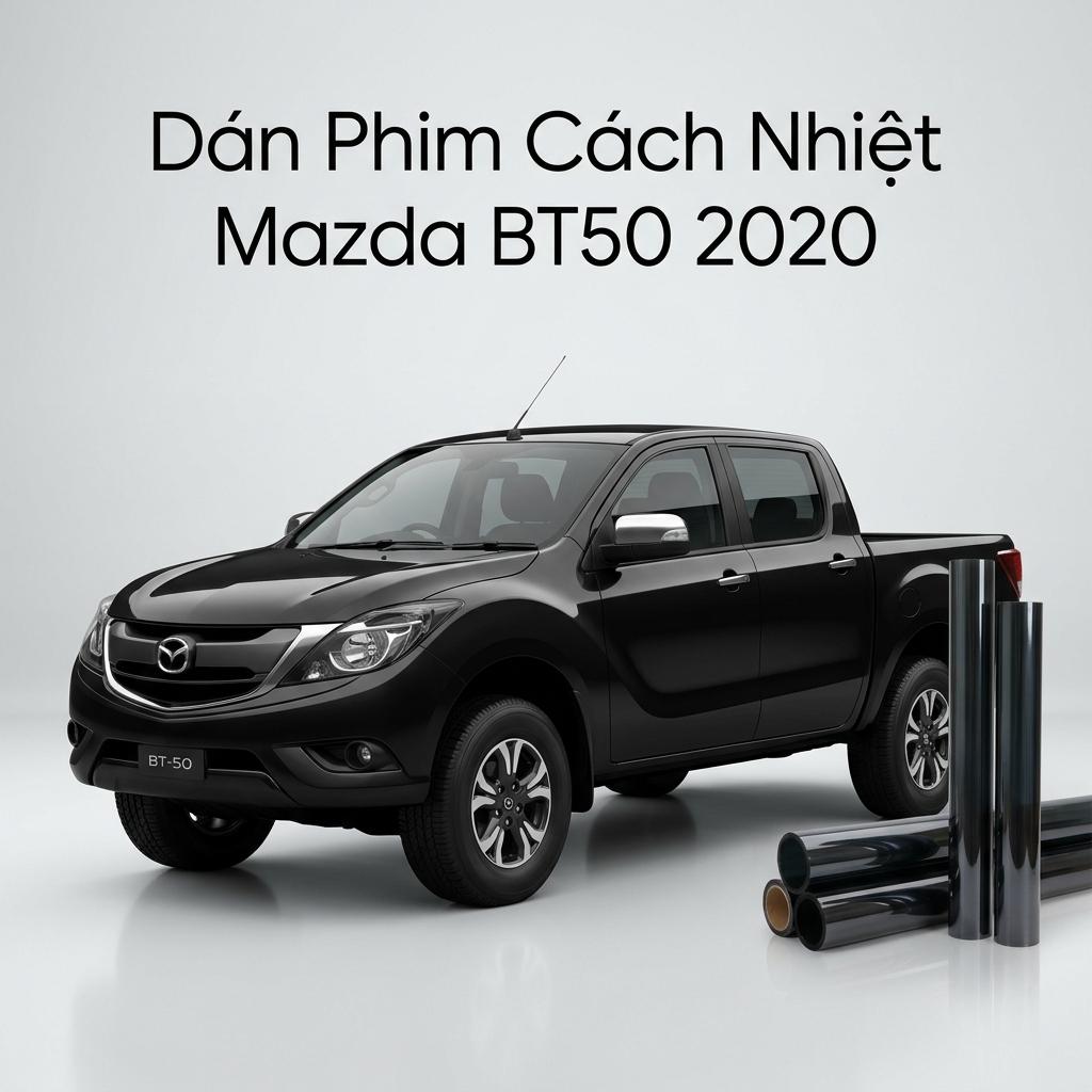 Dán Phim Cách Nhiệt Mazda BT50 2020 Chính Hãng, Lắp Đặt Tận Nơi TPHCM chính hãng