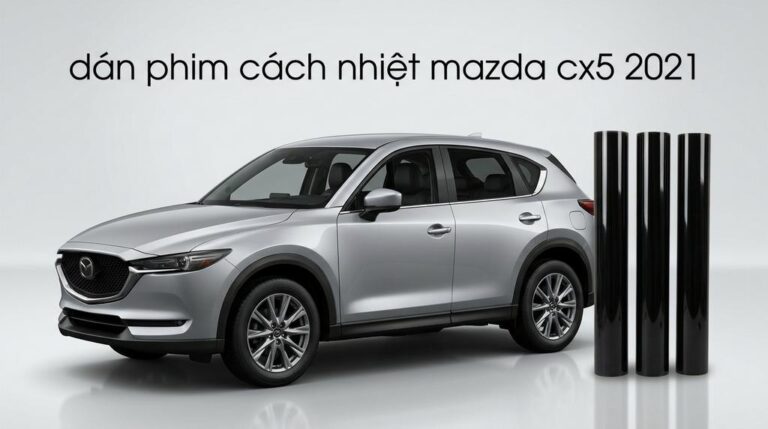 Dán Phim Cách Nhiệt Mazda CX5 2021 Chính Hãng Uy Tín Tại TPHCM