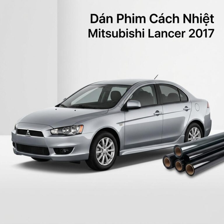 Dán Phim Cách Nhiệt Mitsubishi Lancer 2017 Chuyên Nghiệp Giá Tốt