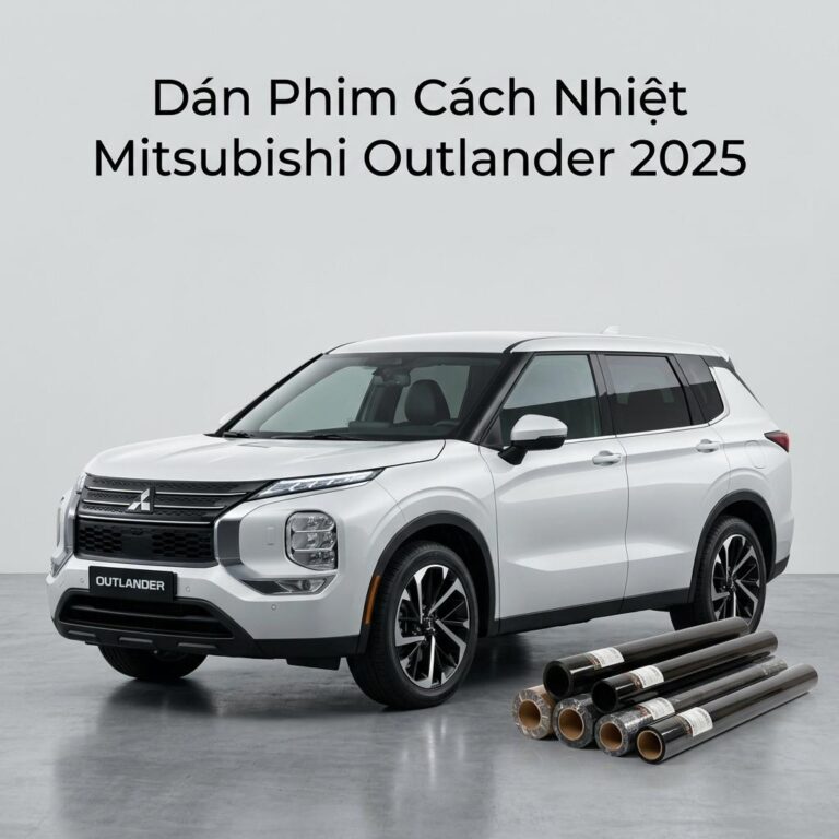 Dán Phim Cách Nhiệt Mitsubishi Outlander 2025 Lắp Đặt Tận Nơi Uy Tín