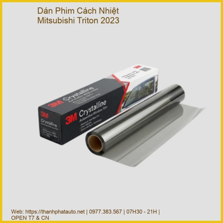 Dán Phim Cách Nhiệt Mitsubishi Triton 2023 Chuyên Nghiệp, Chính Hãng