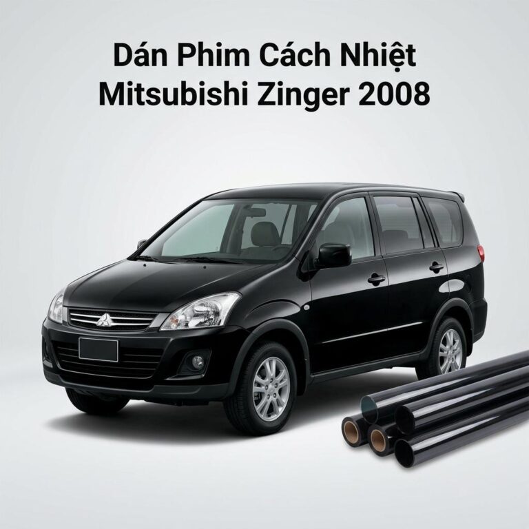 Dán Phim Cách Nhiệt Mitsubishi Zinger 2008 Lắp Đặt Tận Nơi TPHCM