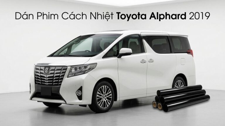 Dán Phim Cách Nhiệt Toyota Alphard 2019 Chuyên Nghiệp Lắp Đặt Tận Nơi