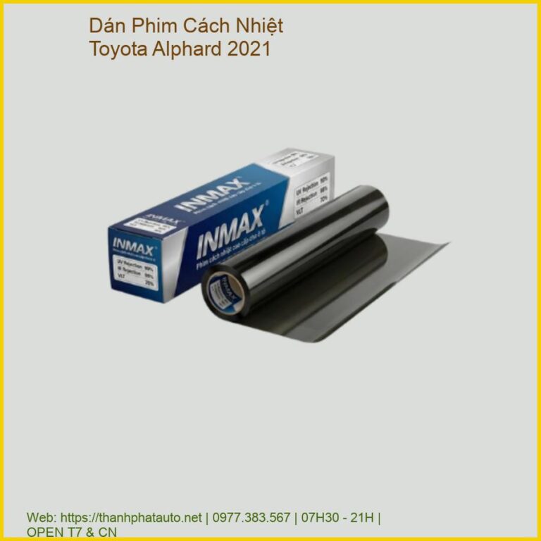 Dán Phim Cách Nhiệt Toyota Alphard 2021 Chính Hãng, Uy Tín Tại TPHCM