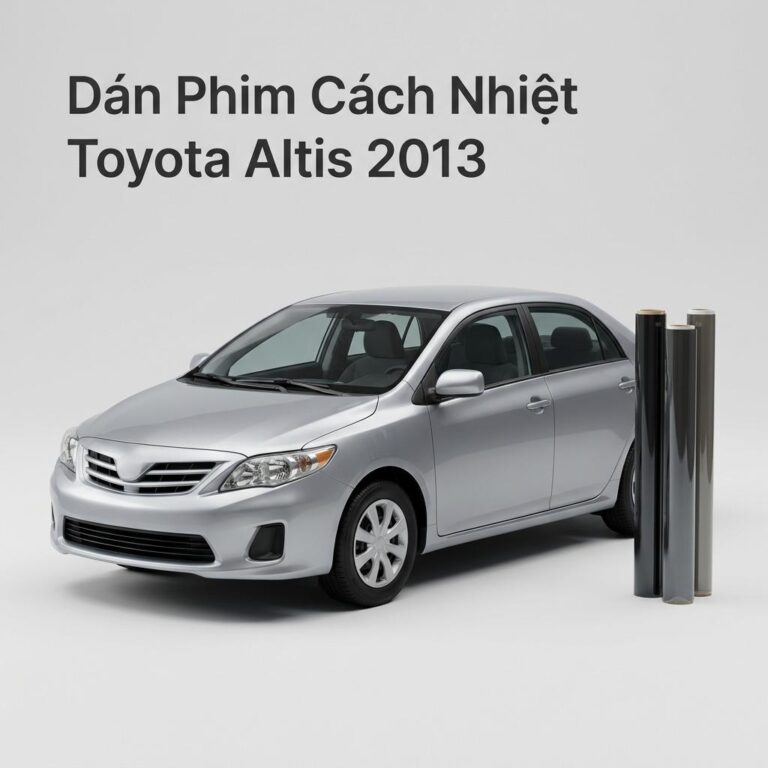Dán Phim Cách Nhiệt Toyota Altis 2013 Chính Hãng Uy Tín TPHCM