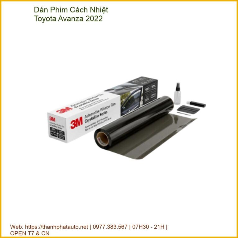 Dán Phim Cách Nhiệt Toyota Avanza 2022 Chính Hãng Uy Tín TPHCM