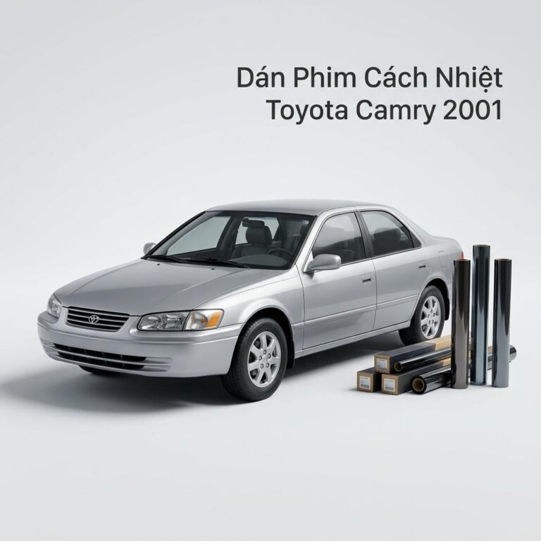 Dán Phim Cách Nhiệt Toyota Camry 2001 Chính Hãng Uy Tín Tại TPHCM