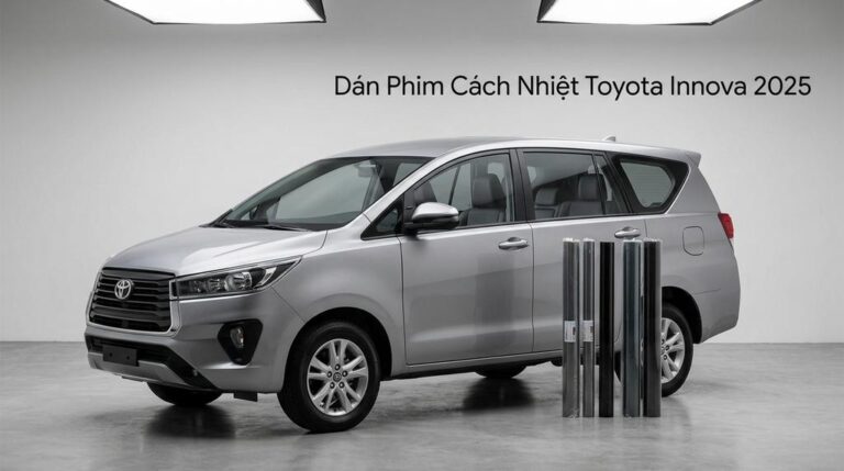 Dán Phim Cách Nhiệt Toyota Innova 2025 Chính Hãng Giá Tốt TPHCM