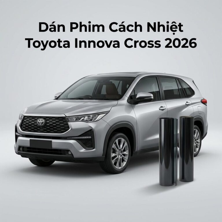 Dán Phim Cách Nhiệt Toyota Innova Cross 2026 Chính Hãng Giá Tốt TPHCM