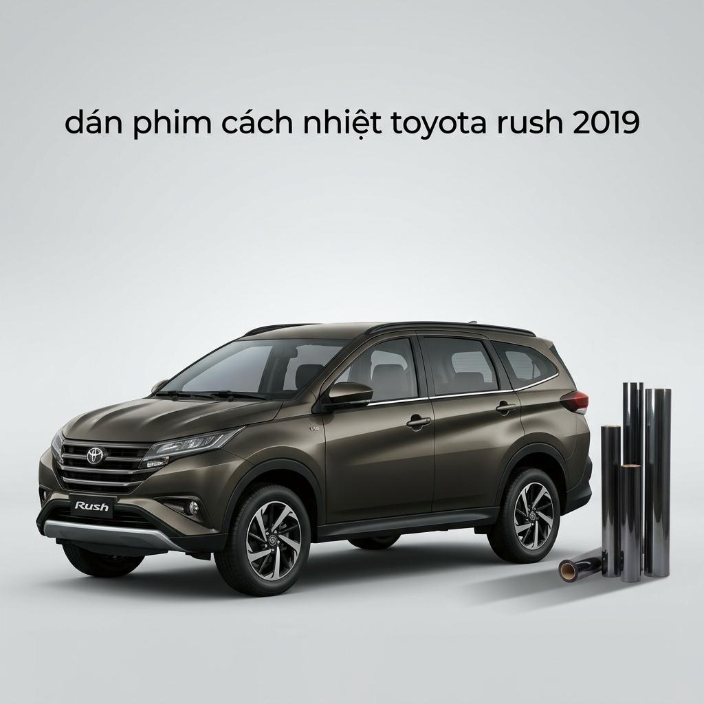 Dán Phim Cách Nhiệt Toyota Rush 2019 Chuyên Nghiệp Chính Hãng TPHCM chính hãng