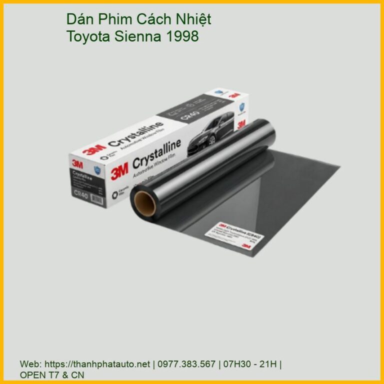 Dán Phim Cách Nhiệt Toyota Sienna 1998 Uy Tín, Lắp Đặt Tận Nơi