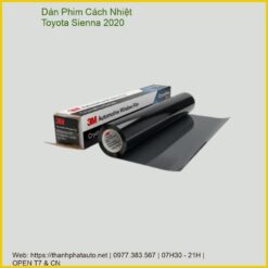 Dán Phim Cách Nhiệt Toyota Sienna 2020 Chuyên Nghiệp, Chính Hãng
