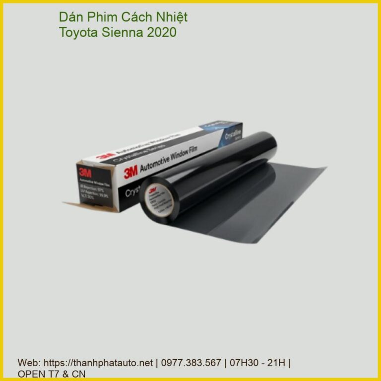 Dán Phim Cách Nhiệt Toyota Sienna 2020 Chuyên Nghiệp, Chính Hãng