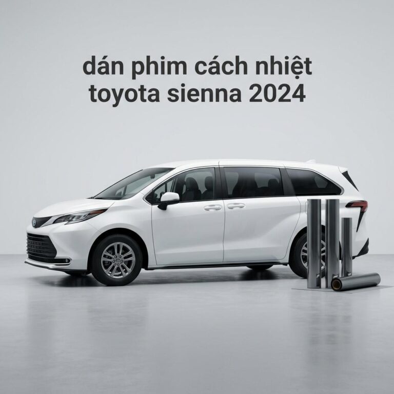 Dán Phim Cách Nhiệt Toyota Sienna 2024 Chính Hãng Cao Cấp TPHCM