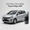 Dán Phim Cách Nhiệt Toyota Wigo 2019 Chuyên Nghiệp Chính Hãng Tại TPHCM