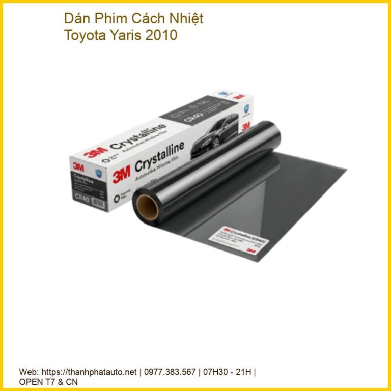 Dán Phim Cách Nhiệt Toyota Yaris 2010 Chuyên Nghiệp, Giá Tốt Tại TPHCM