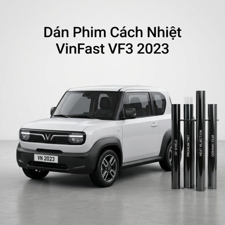 Dán Phim Cách Nhiệt VinFast VF3 2023 Chính Hãng Cao Cấp Tại Thành Phát Auto