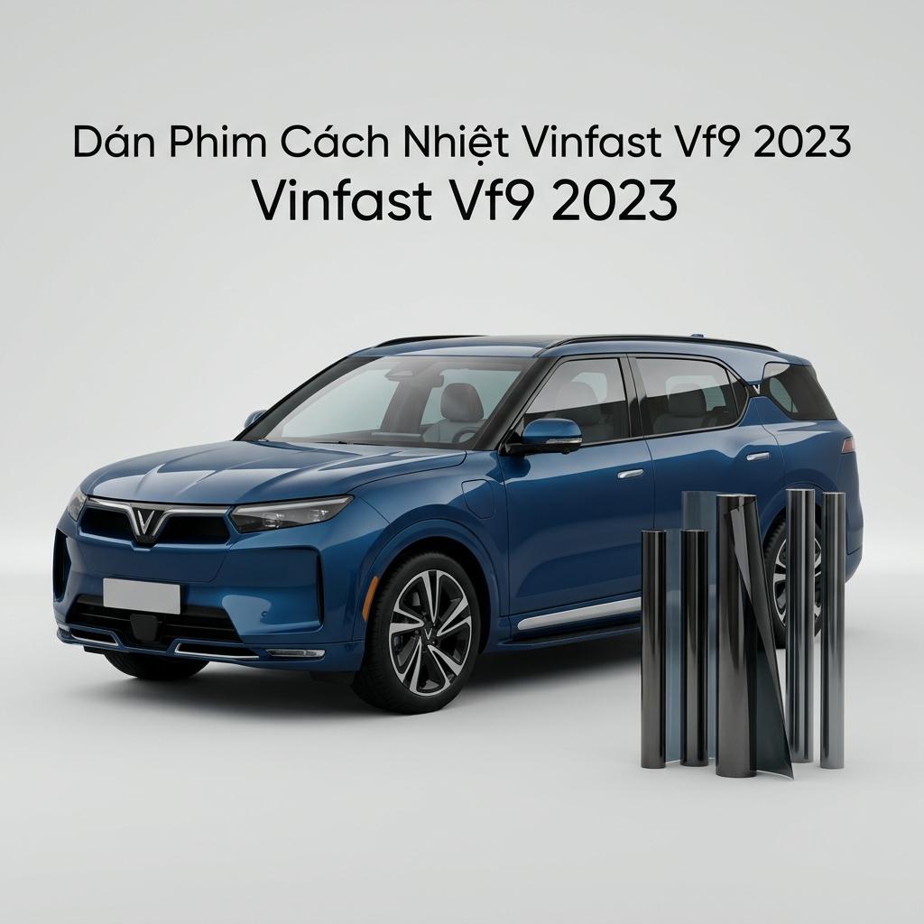 Dán Phim Cách Nhiệt Vinfast VF9 2023 Cao Cấp Chính Hãng Tại TPHCM chính hãng